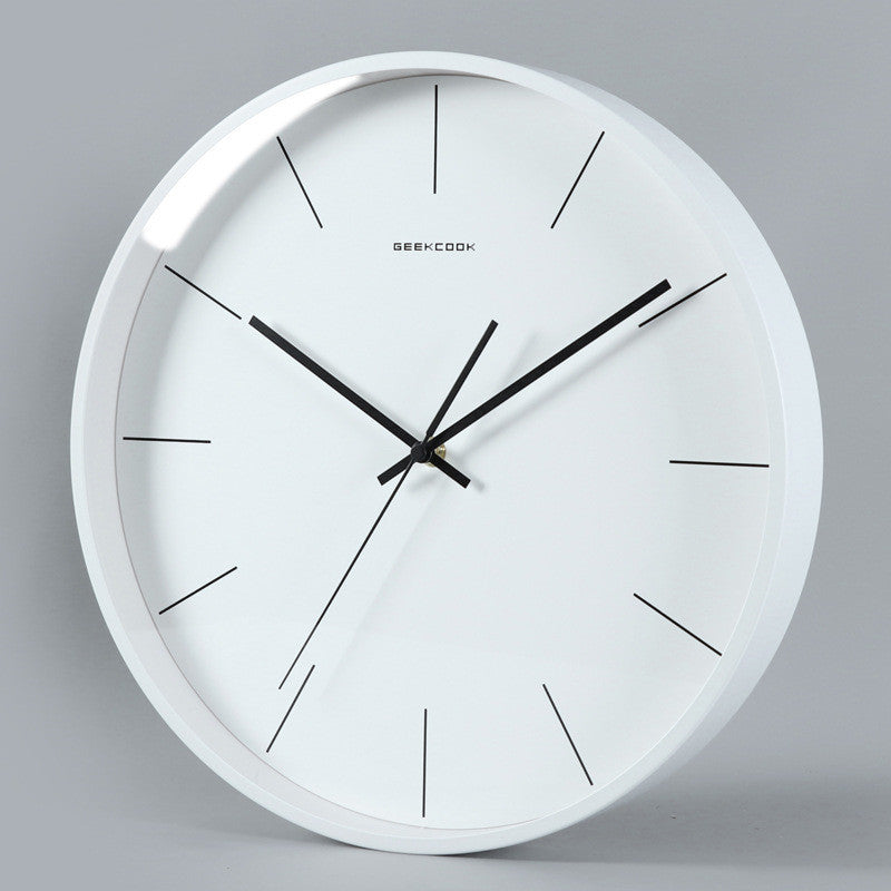 GeekCook Simple Nordic Modern Wall Clock Self-made