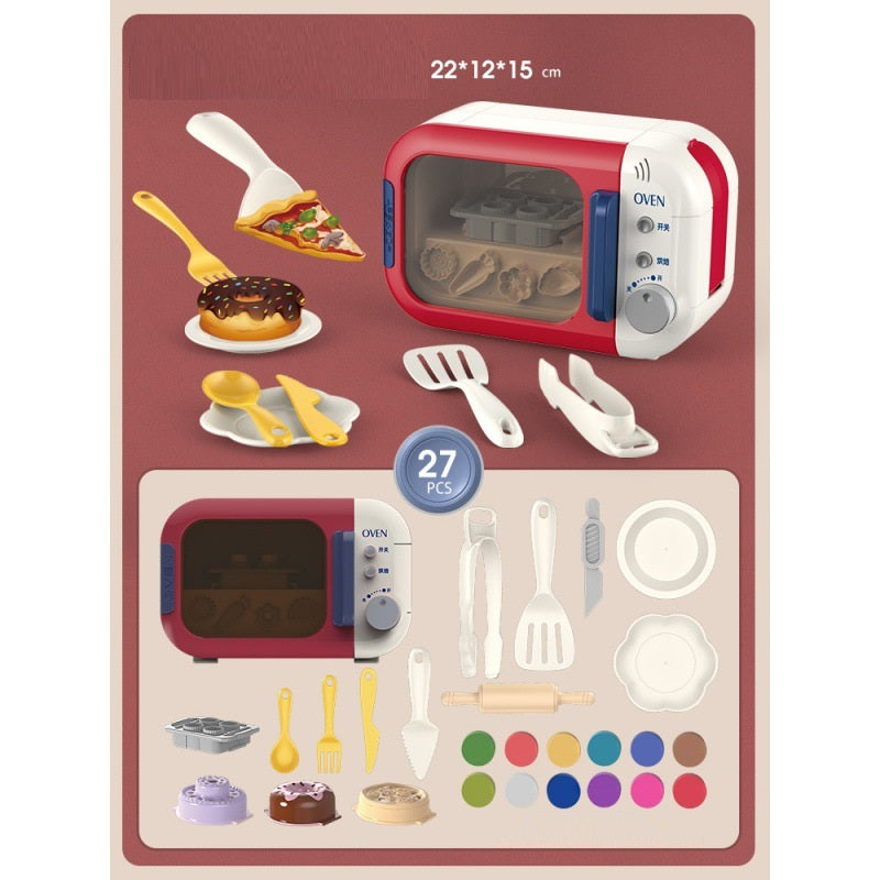 DIY Plasticine Toy For Children's Play House Color Clay Bread Machine