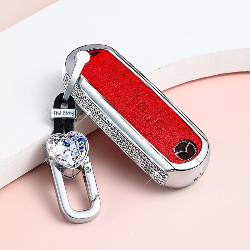 Diamond-encrusted Car Key Case Buckle Bag
