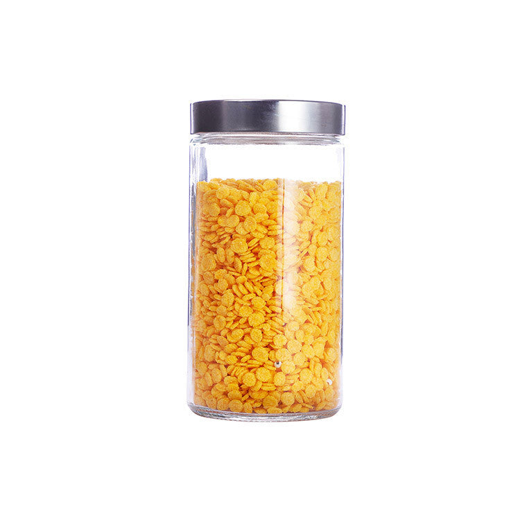 Sealed jar of glass bottle