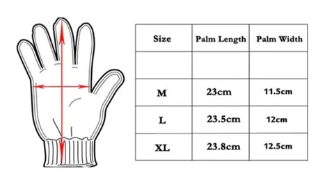 Off-road Sports Touch Screen As Tactical Gloves