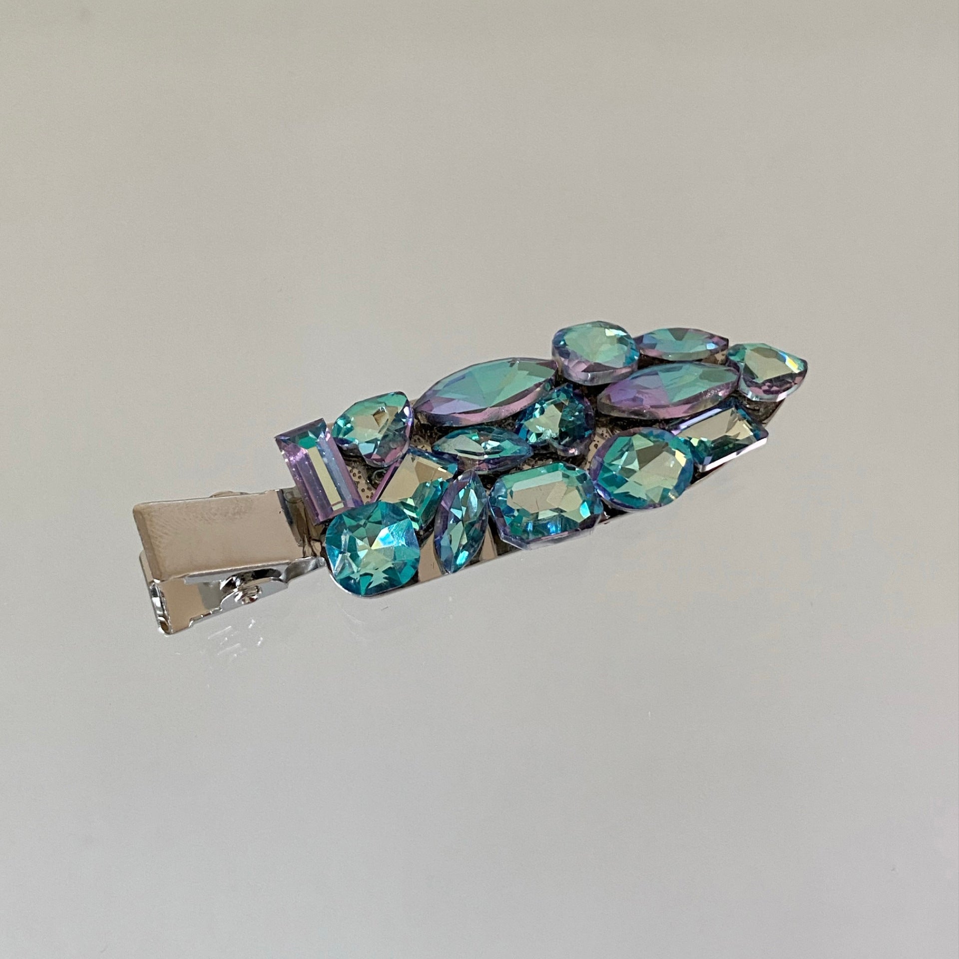 Super Shiny Exquisite Bang Clip Full Rhinestone Zircon Seamless Broken Hair