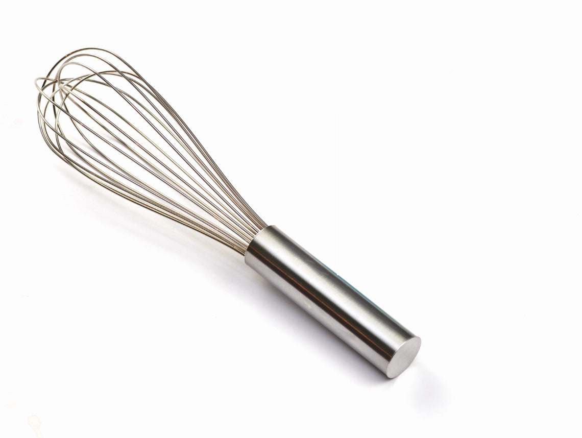 Stainless steel egg beater and scraper set
