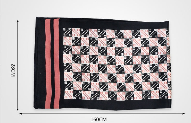 Men's silk scarf