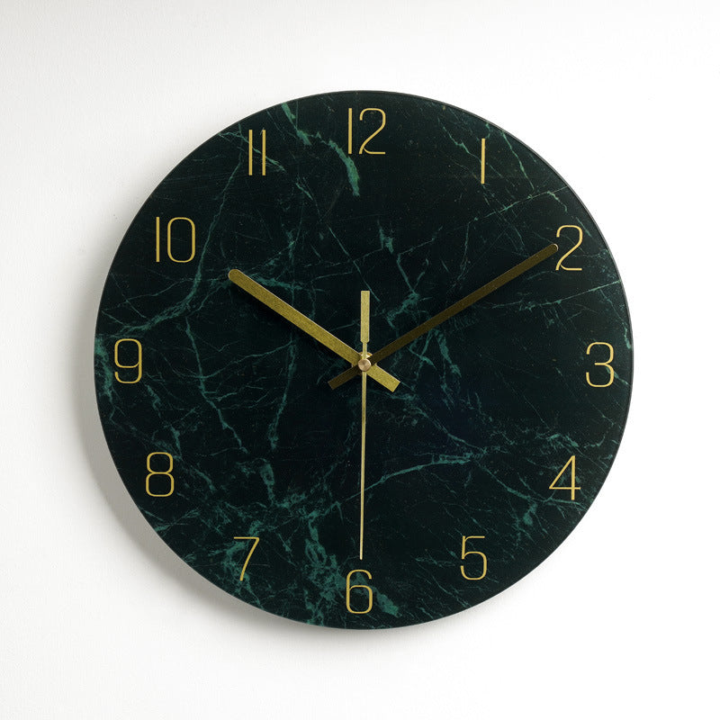 Fashionable Modern Minimalist Mute Wall Clock Living Room Quartz