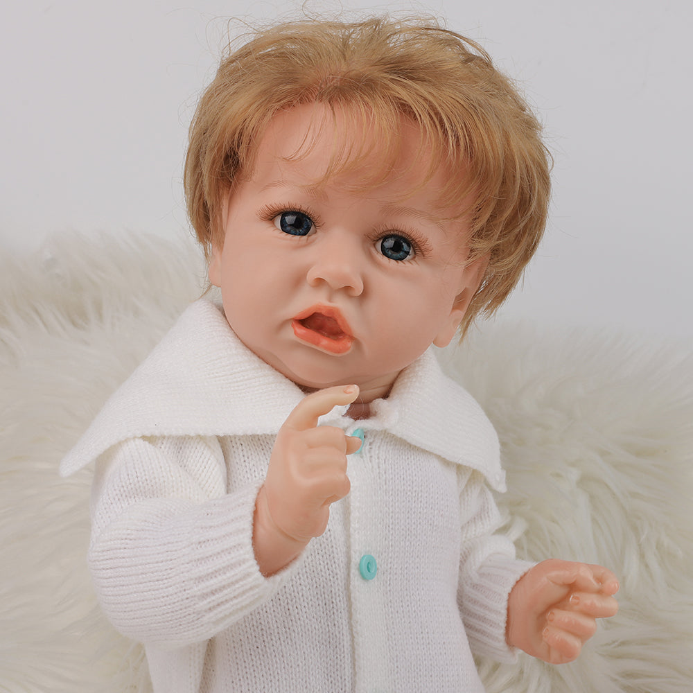 Simulation soft tape body reborn baby doll