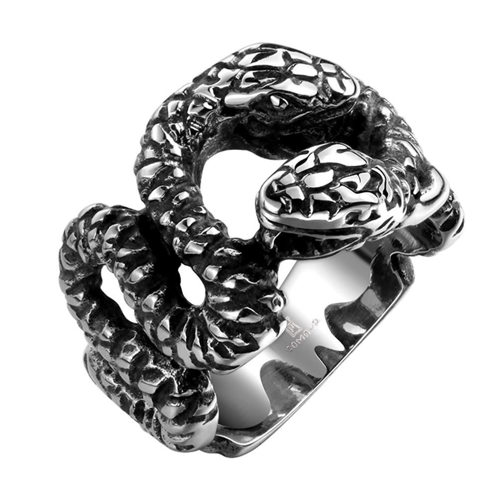stainless steel punk ring