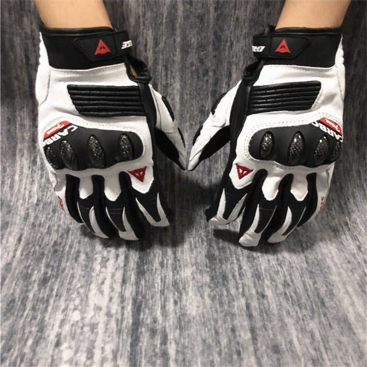 Anti-slip wear-resistant gloves for motorcycle riding