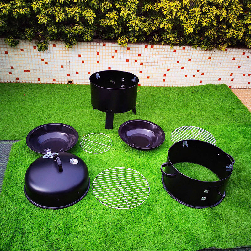 3-in-1 Smoke Oven Outdoor Smoked Barbecue Grill