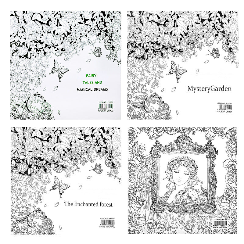 Adult coloring book