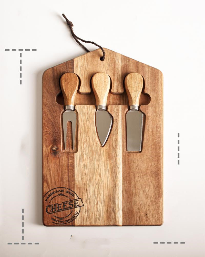Cheese Butter Knife Board Set Bread Cake Board Steak