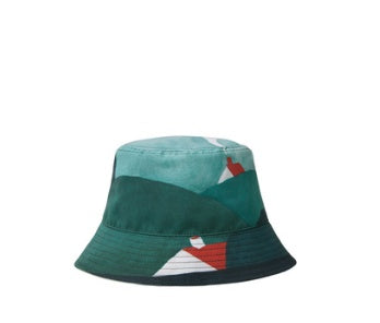 Summer canvas print fisherman hat