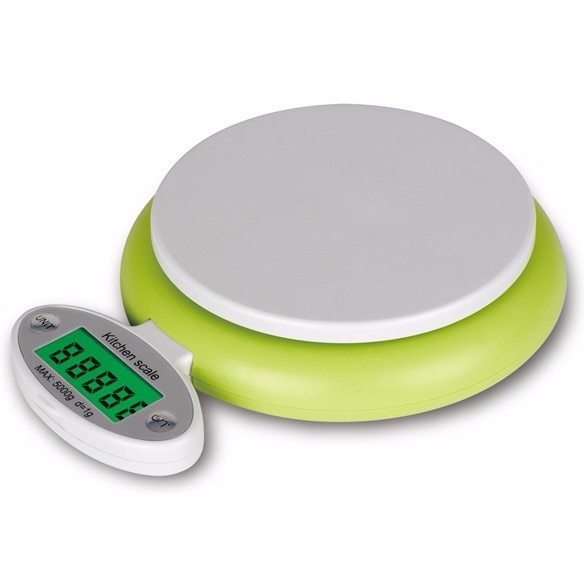Balance de cuisine électronique 5 kg / 1 g avec écran LCD pour aliments, régime et courrier - Outil de pesage