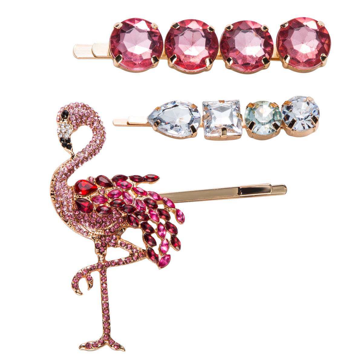 Acrylic hair clip set