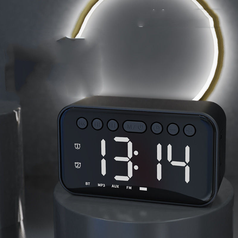 Internet Celebrity Douyin Dual-time Alarm Clock Mini Bluetooth Speaker