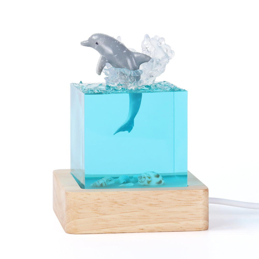 Handmade Marine Whale Resin Decorations