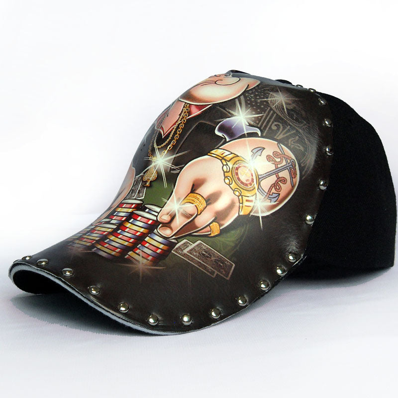 Baseball cap fashion personality illustration hat