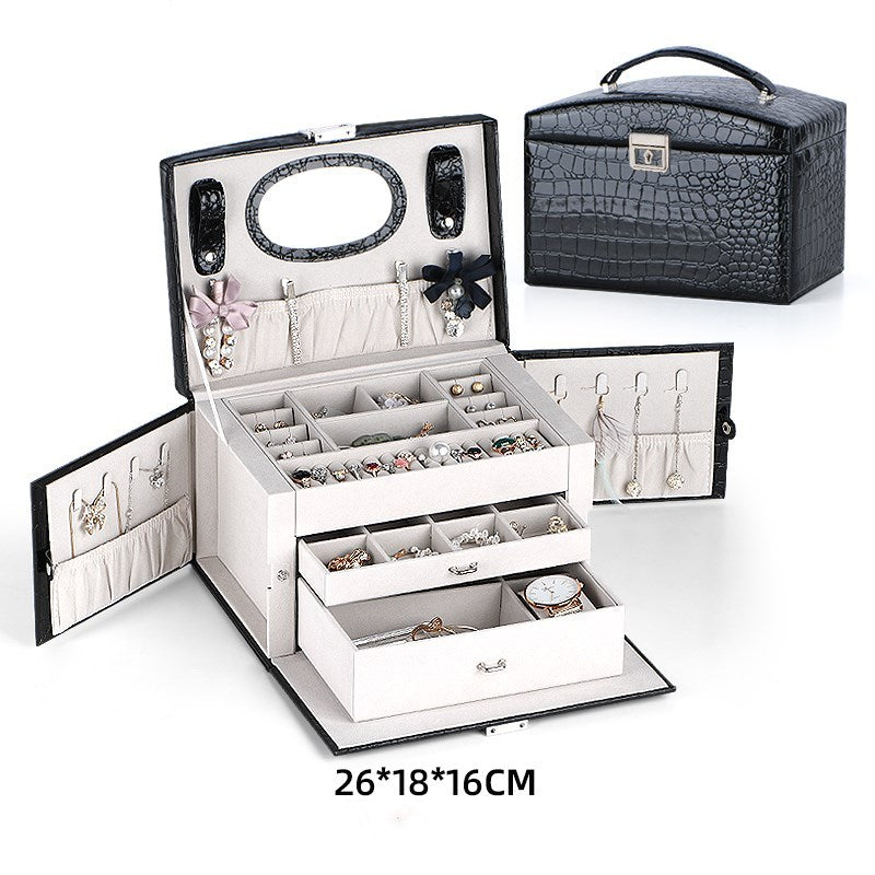 Hand jewelry storage box large capacity household