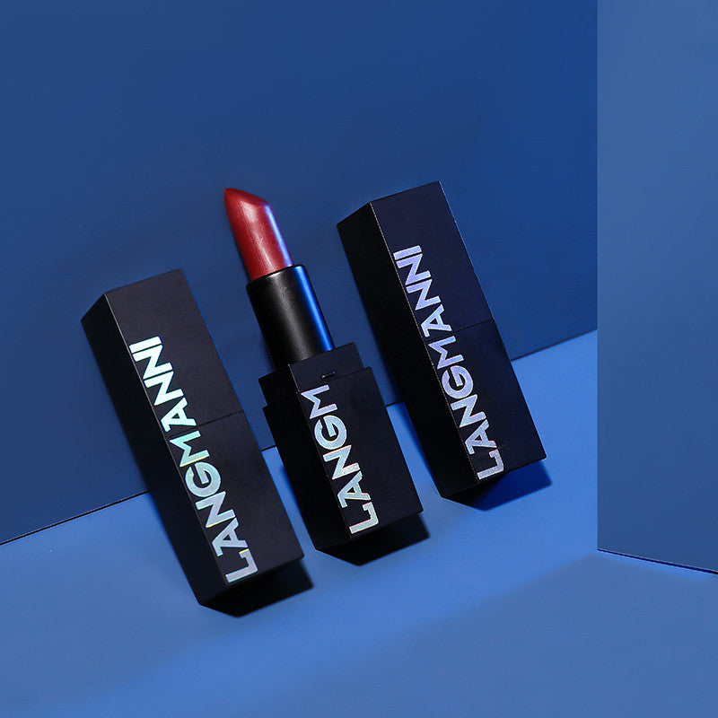 Two-tone Lip Glaze Small Silver Bar Double-headed Matte