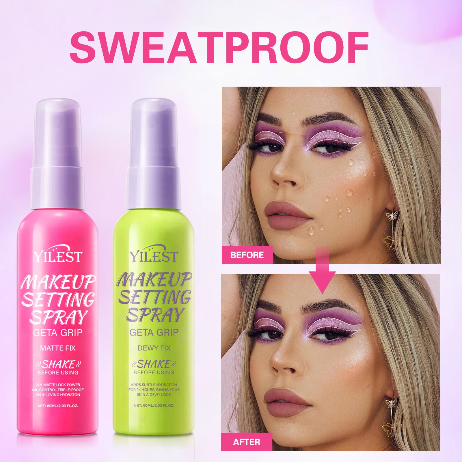 Makeup Mist Spray Moisturizing Shaping Spray Facial Finishing