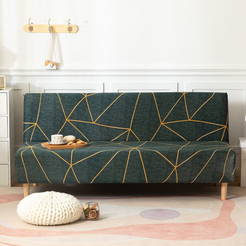 No Armrest Folding Sofa Bed Cover Universal Sofa Cover All-inclusive Simple Sofa Cover Fabric 18 M Sofa Cover