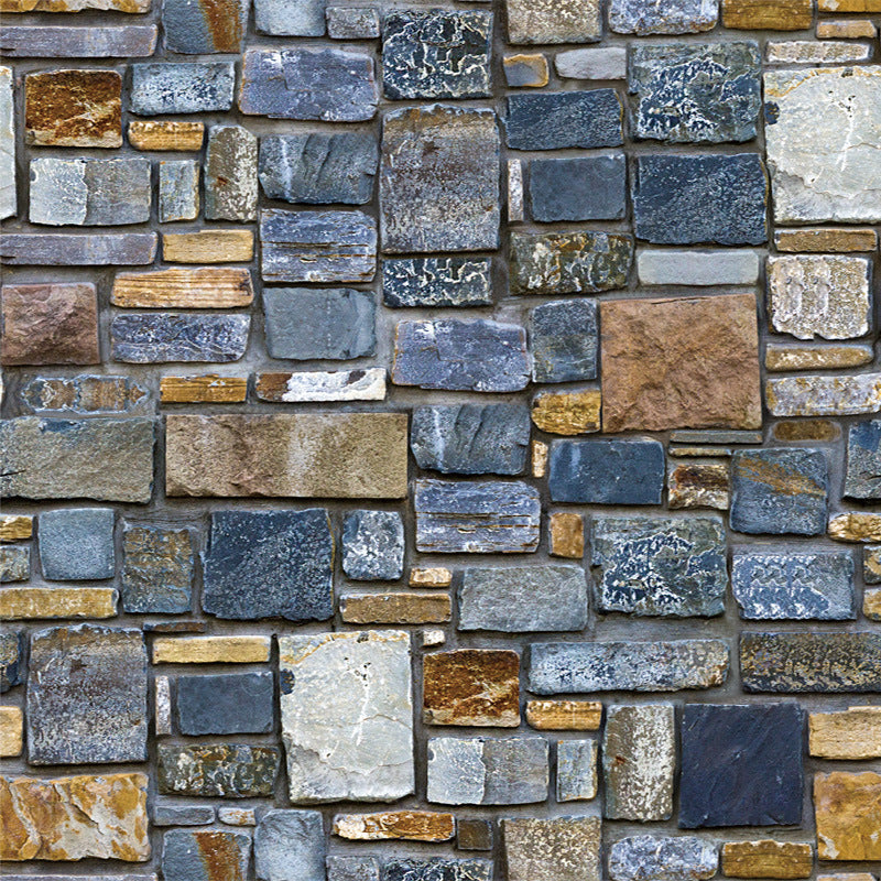 Waterproof stone balcony wallpaper