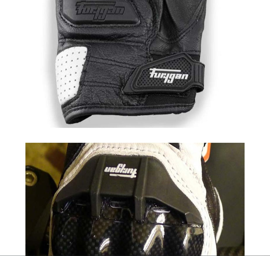 Motorcycle Locomotive Knight Carbon Fiber Leather  Four Seasons Anti-fall Riding Gloves