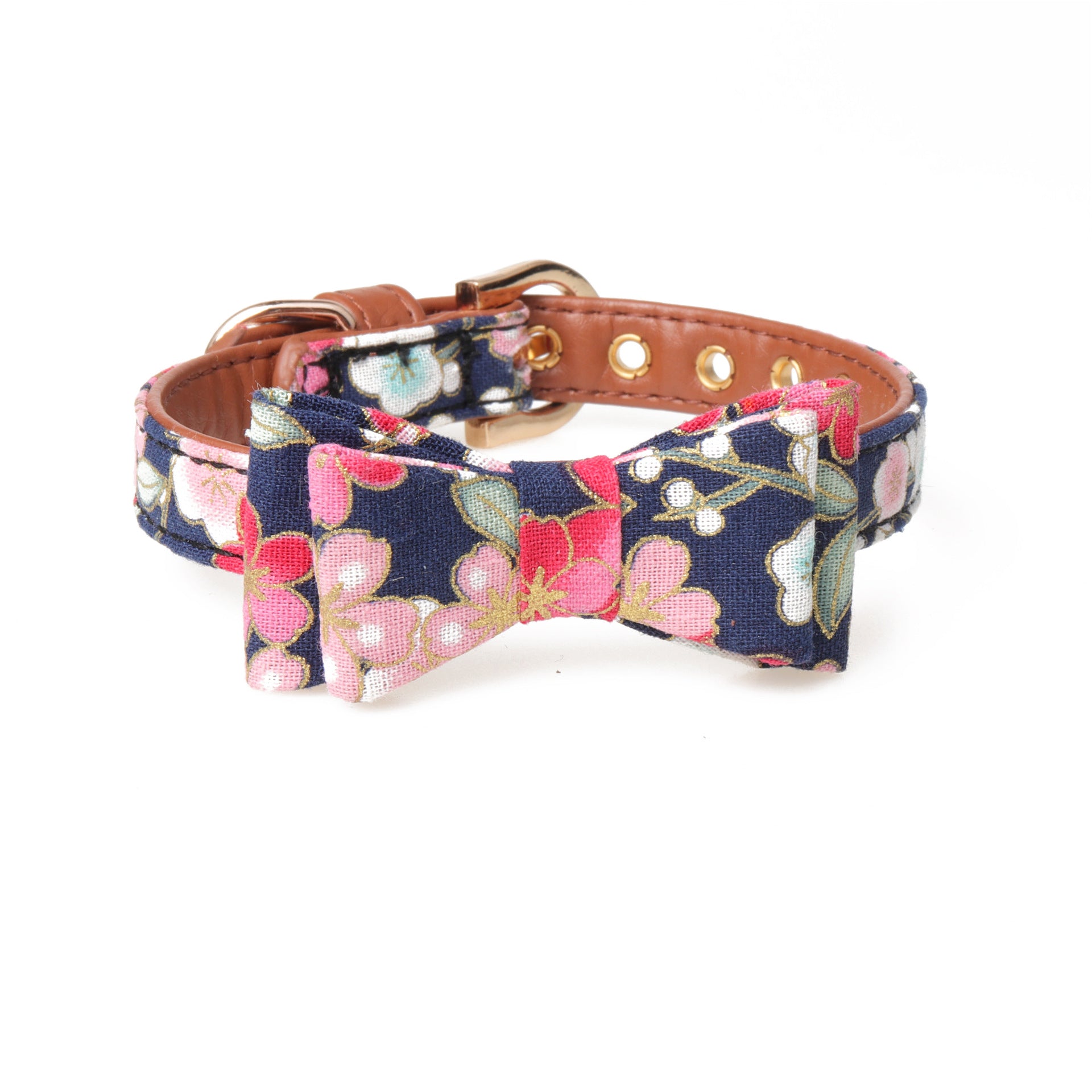 Japanese dog collar leash set