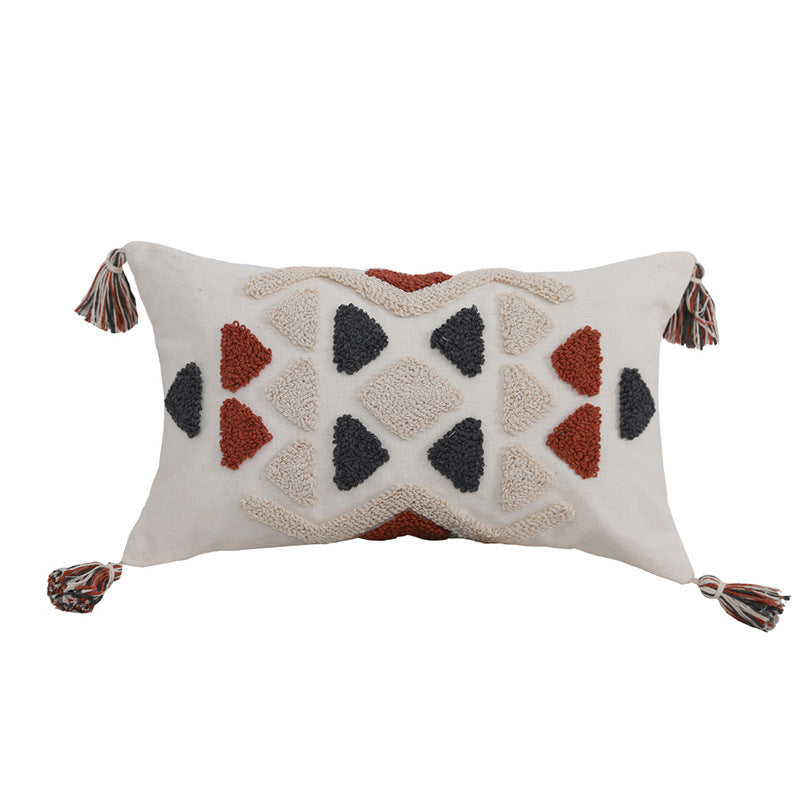 Geometric waist pillow sofa back cushion