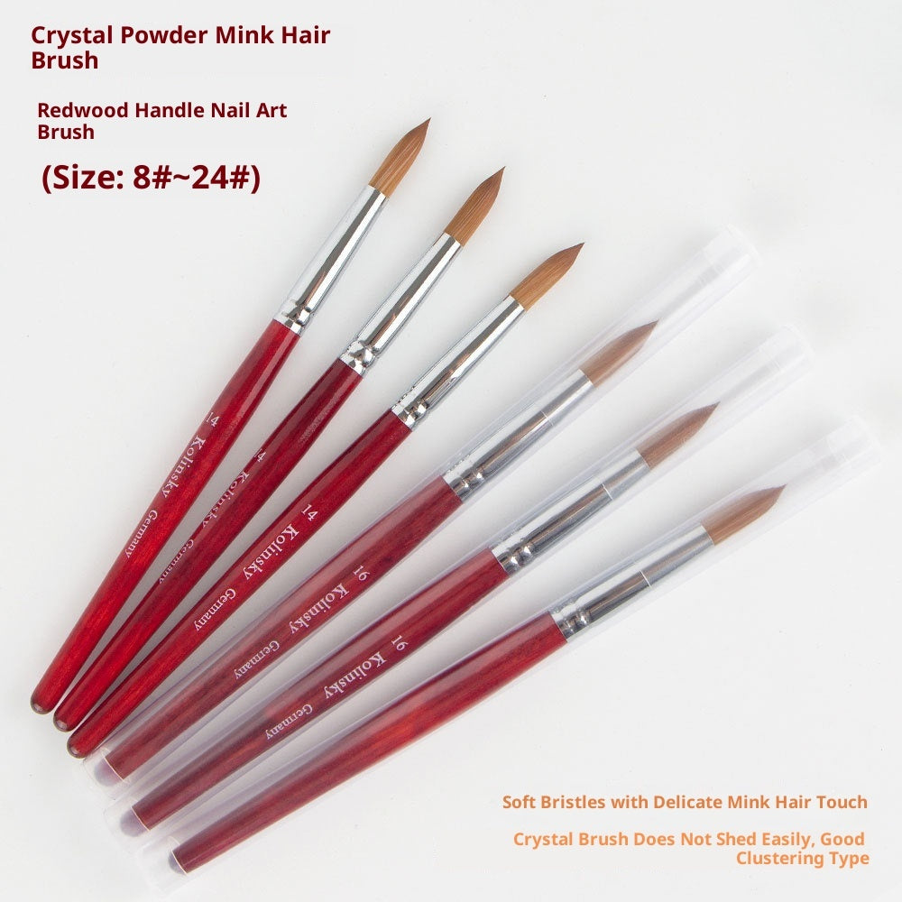 Watercolor Crystal Siberian Mink Crystal Pen