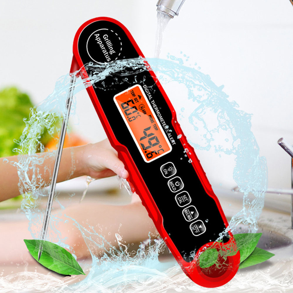 Kitchen folding thermometer