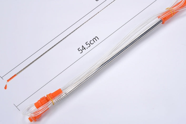 Stainless steel telescopic fishing rod