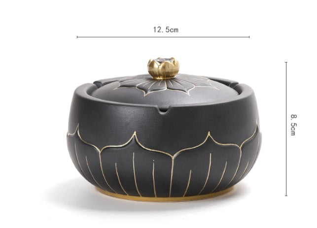 Ashtray Creative Personality Trend With Cover