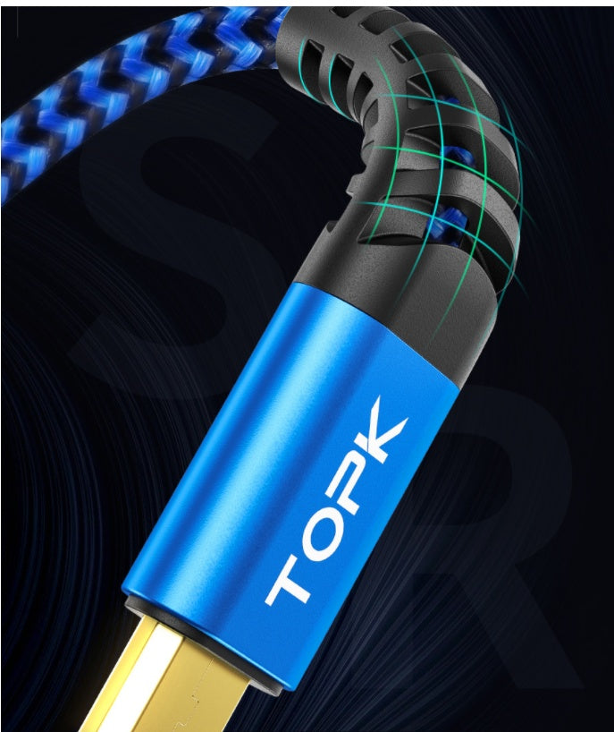 Gold-plated data cable