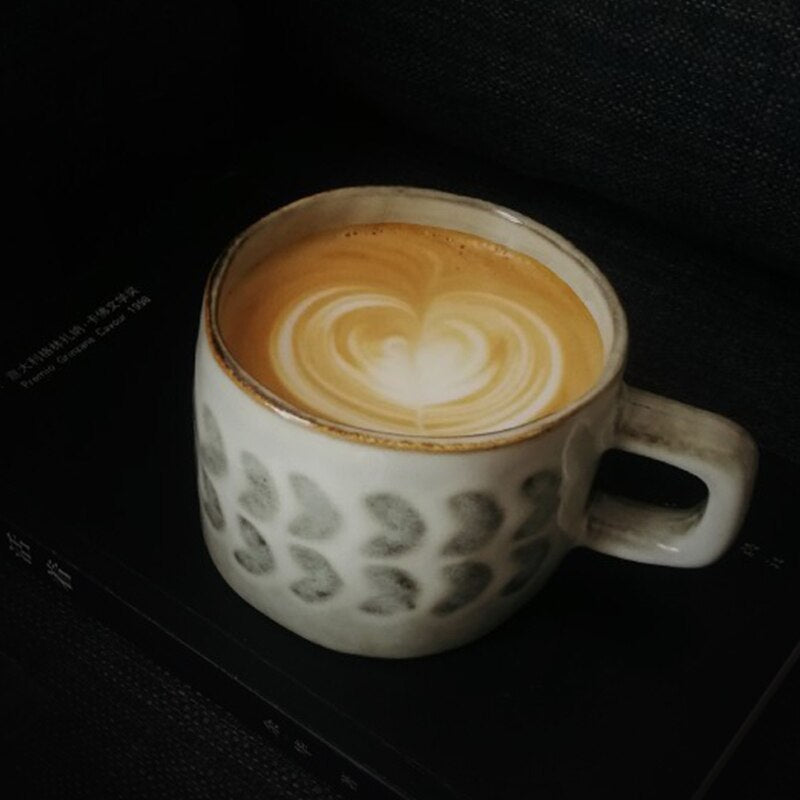 Retro Ceramic Coffee Cup Small Exquisite Mug