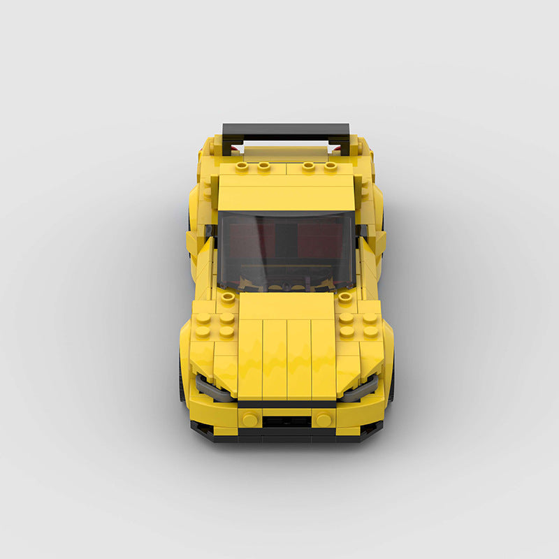 Skyline Sports Car Racing R32 Moc Small Particles Educational Education