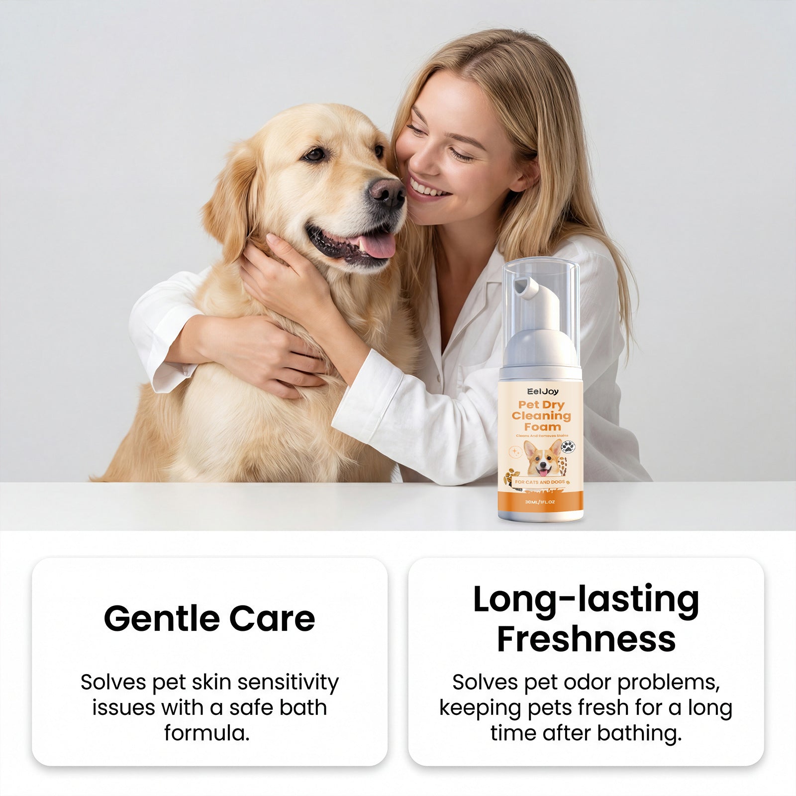 Pet Dry Cleaning Foam