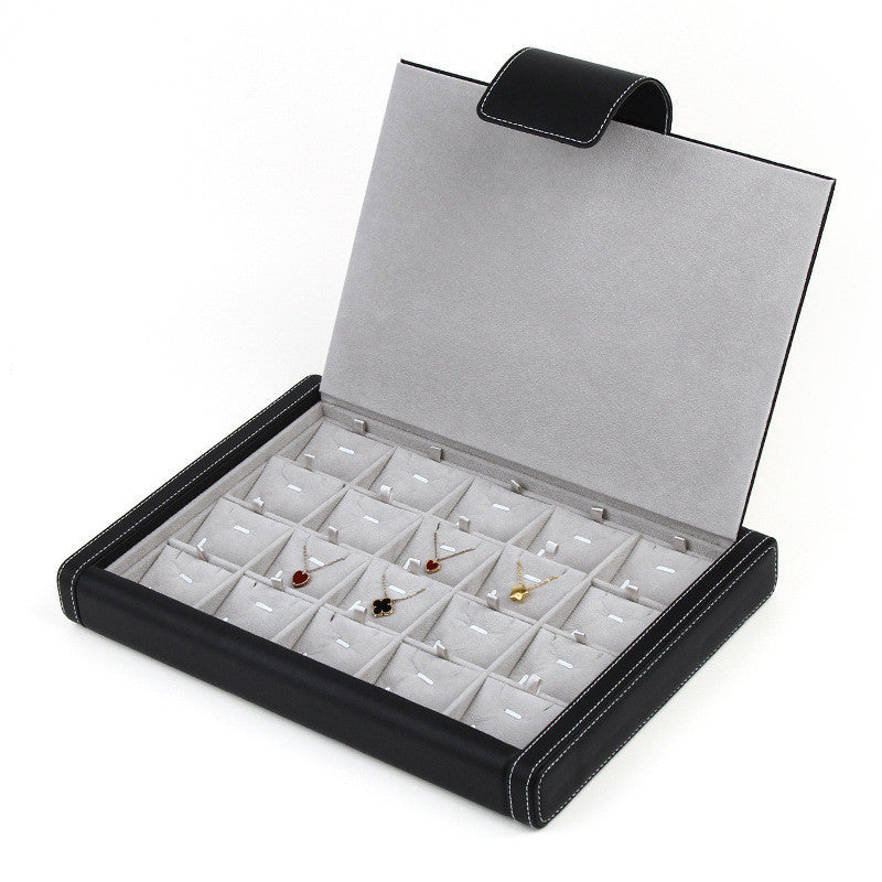 Simple High-end Portable Leather Fashion 20 Storage Box