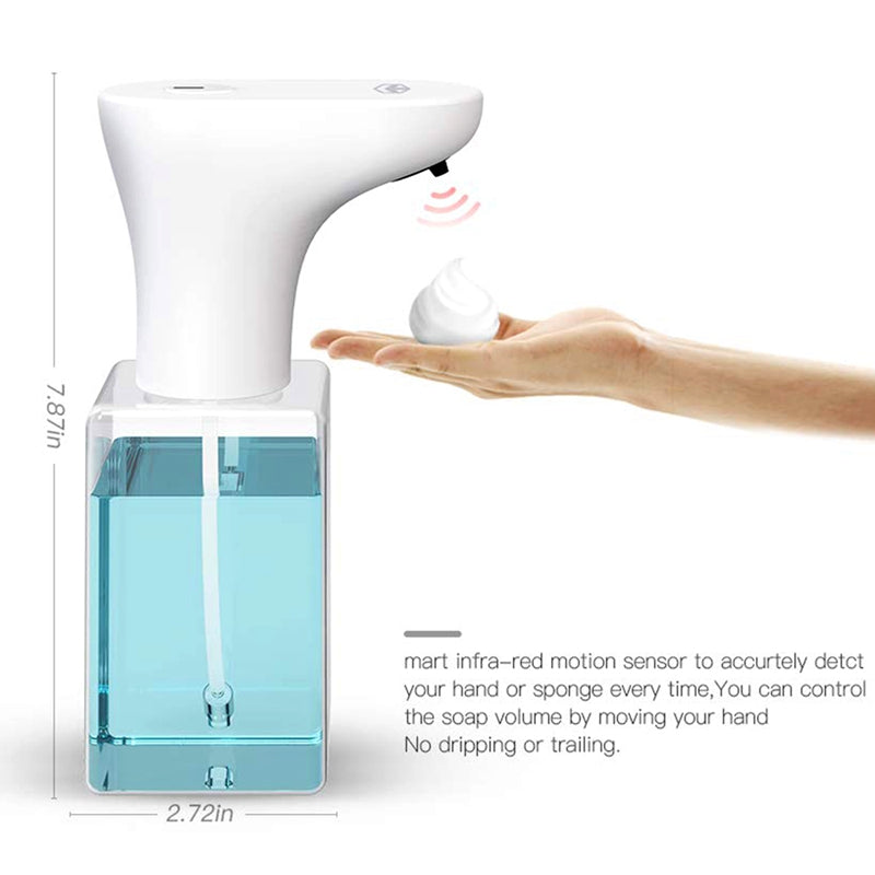 Soap Dispenser, Automatic Pressless Foaming  - Infrared Motion Sensor Liquid Hands-Free Soap Dispenser