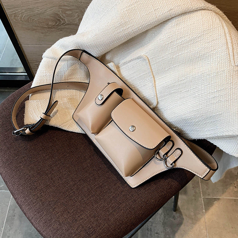 Net red wild shoulder chest bag waist bag