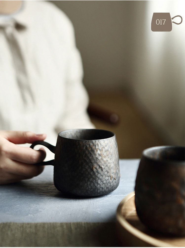 Gilt glazed ceramic tea cup