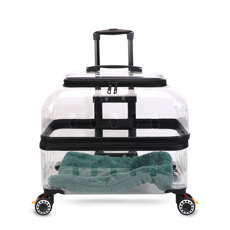 Cat Trolley Out Cat Bag Dog Portable Consignment Flight Case