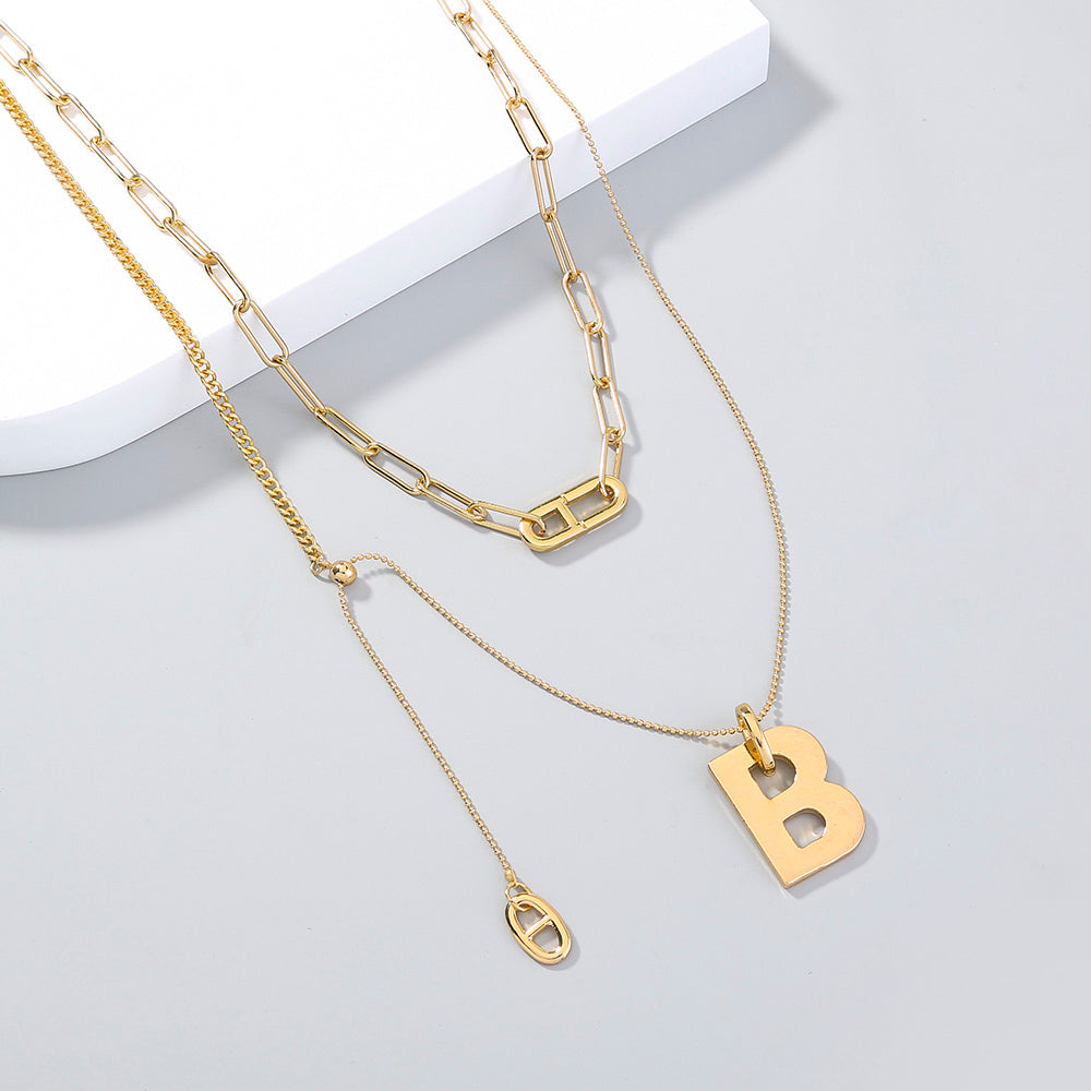Shrink the multi-layer necklace