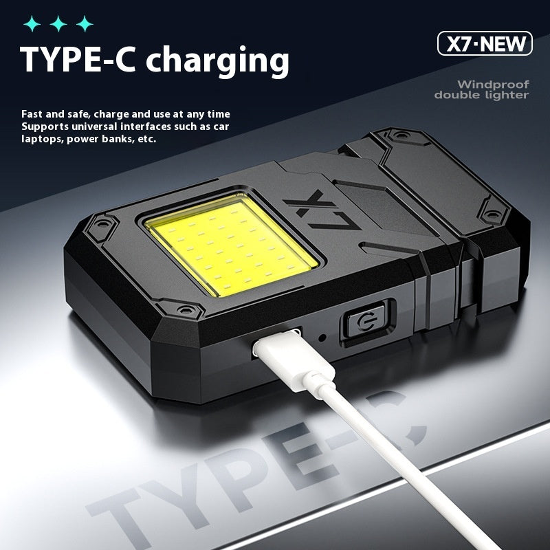 Heating Wire Lighter Strong Light Lighting Charging