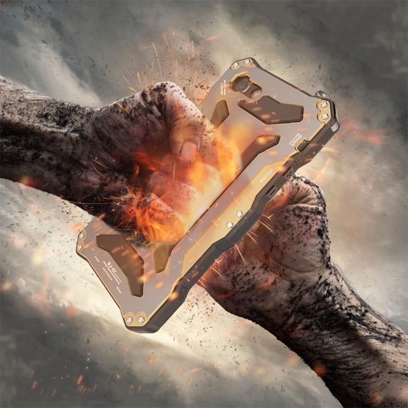 Metal anti-fall mobile phone case