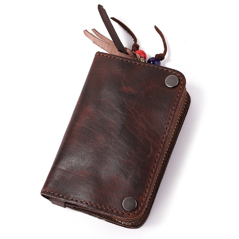 2-in-1 leather key card case