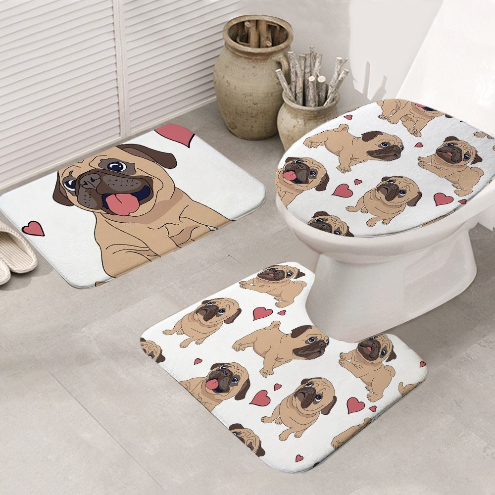 3-piece absorbent non-slip mat