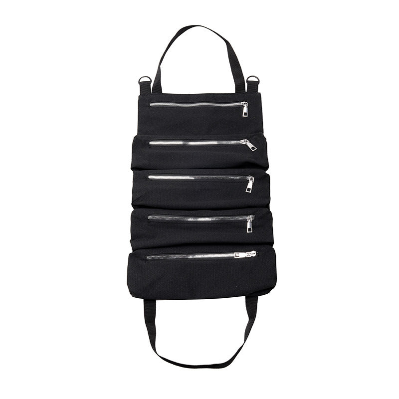 Car Tool Storage Bag Canvas Car Seat Storage Large Capacity