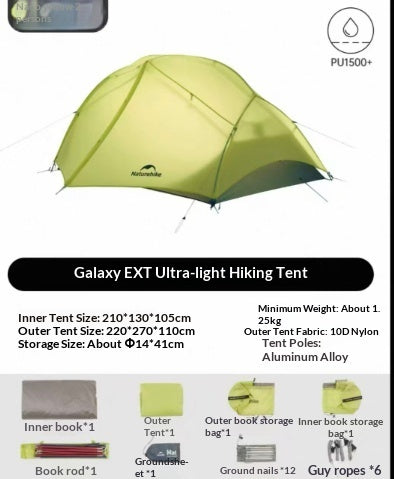 Single And Double Hiking Tent Ultra-light Outdoor Camping