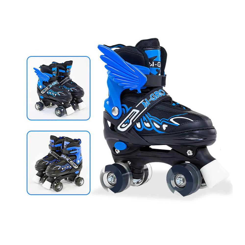 Patins à roulettes ajustables pour enfants, garçons et filles, à 4 roues, pour sports de plein air